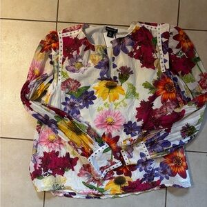 Karen Millen Multicolor Floral Blouse